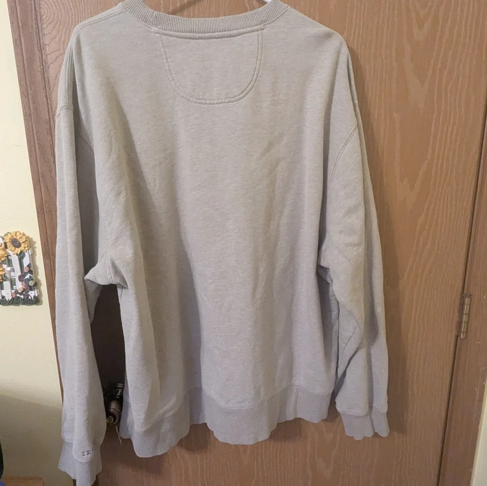 IZOD Gray Sweatshirt Men's XXL - Picture 6 of 8